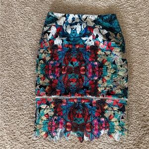 ANTONIO MELANI Multicolor Patterned Skirt